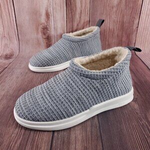 Lusso Cloud Unisex M8 W10 Guru Sherp Gray Waffle Chukka Slip On Slippers Shoes